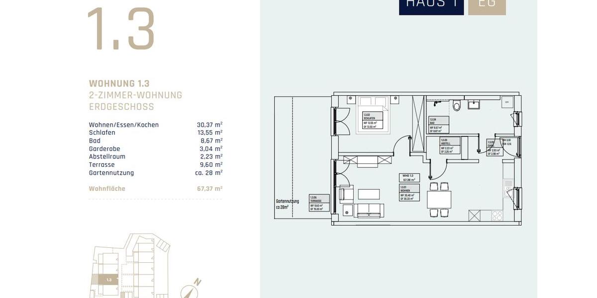Erdgeschoßwohnung Saal an der Donau - 2 Zimmer, 67 m&sup2;, 810&euro; | Angebot:26634342