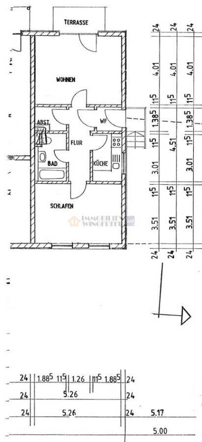 Nähe Galgenberg : Charmante Terrassenwohnung in ruhiger Wohnlage inkl. Garage
