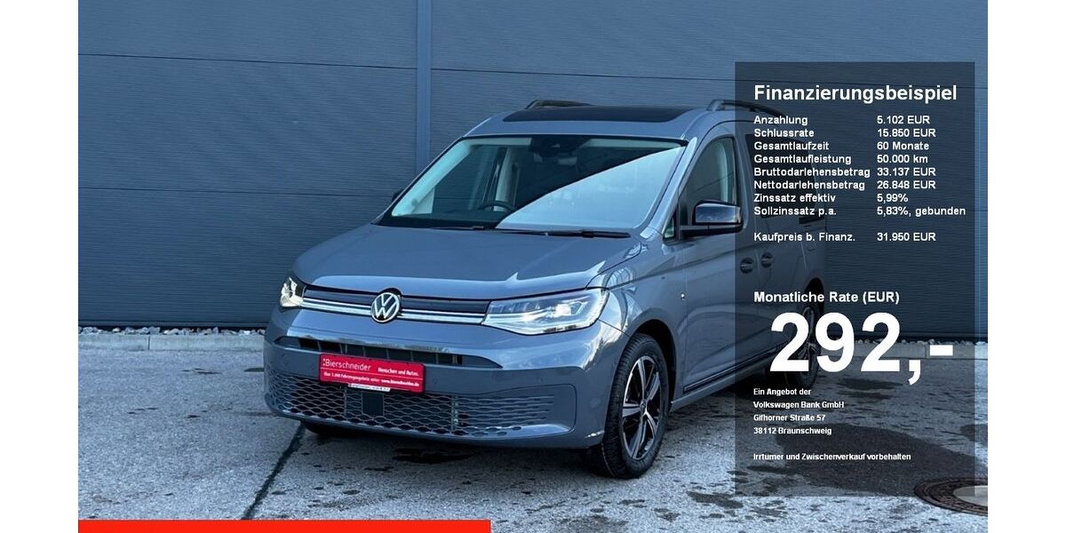 VW Caddy 6.500 km 31.950 &euro; Regensburg 93055