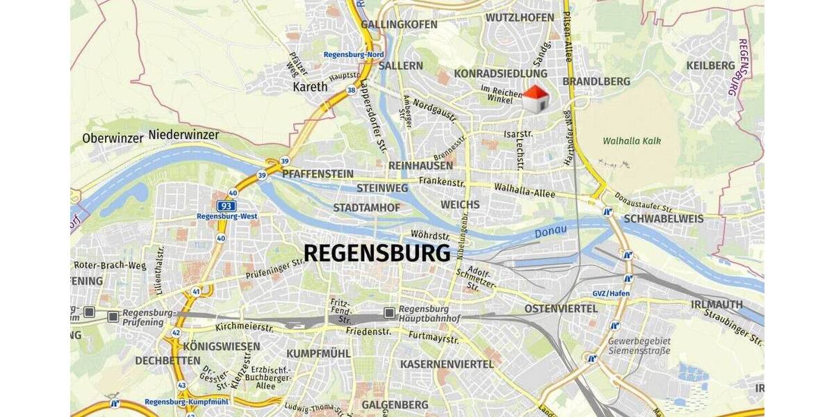 Grundstück Regensburg Konradsiedlung-Wutzlhofen - 579.000&euro; | Angebot:26911068