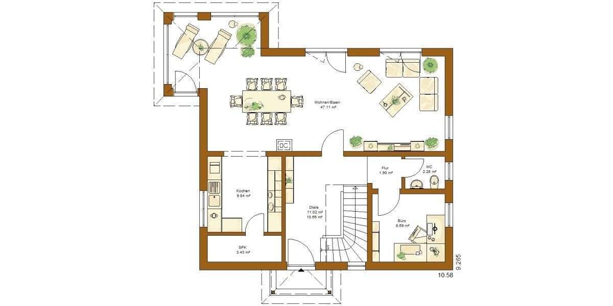 Einfamilienhaus Laberweinting Haimelkofen - 5 Zimmer, 159 m&sup2;, 590.000&euro; | Angebot:25775224