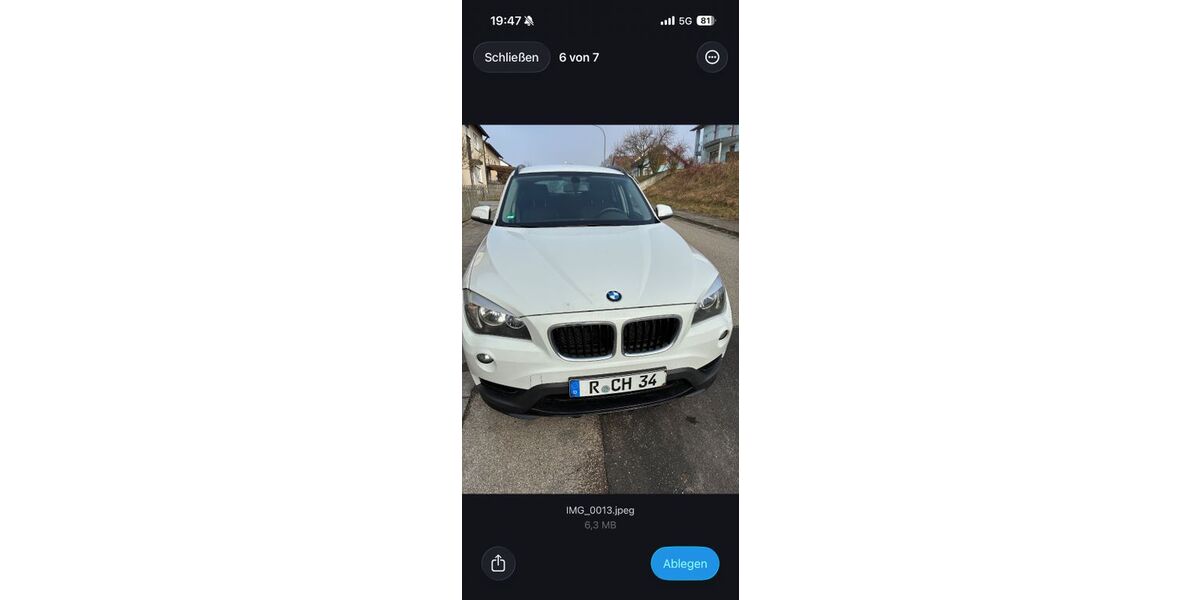 BMW X1 210.000 km 7.600 &euro; Hausen OT Grossmuss 93345