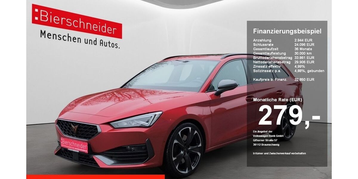 Cupra Leon 39.930 km 32.250 &euro; Regensburg 93055