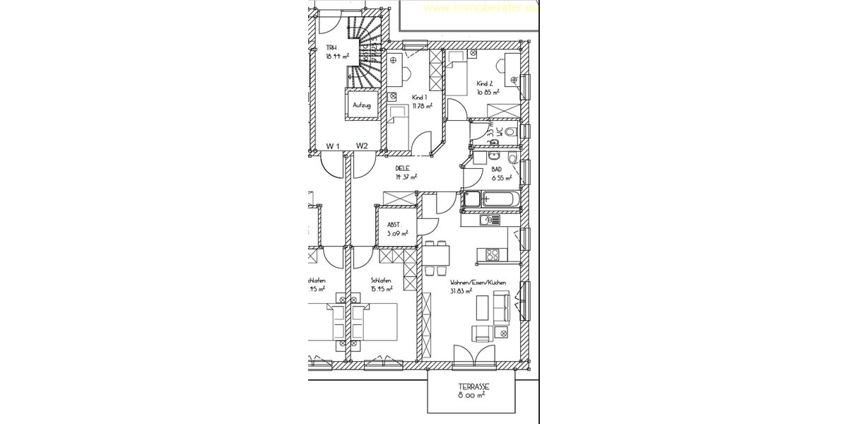 Als Kapitalanlage oder Eigennutzung 4-Zi-Whg WFL 100 m² EG mit Terrasse u. Garten BJ 2017 Energiesparhaus KfW-55 - Erdgeschoßwohnung Burglengenfeld | Angebot:27717313