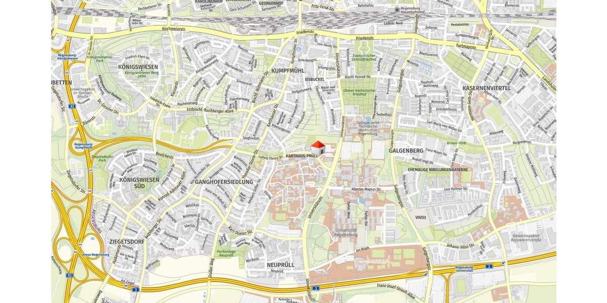 Gewerbeobjekt Regensburg / Ziegetsdorf Kumpfmühl-Ziegetsdorf-Neuprüll - 2 Zimmer, 129.000&euro; | Angebot:25780070