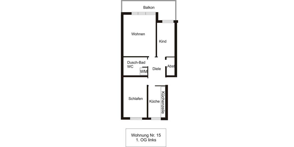 Etagenwohnung Regensburg Westenviertel - 3 Zimmer, 88 m&sup2;, 1.080&euro; | Angebot:26879550