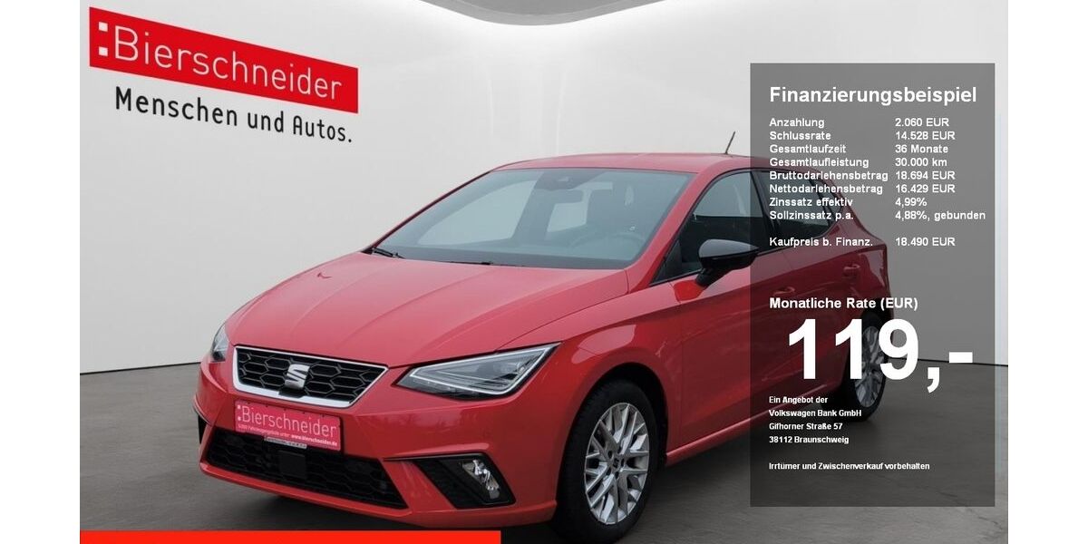 Seat Ibiza 32.780 km 18.490 &euro; Regensburg 93055