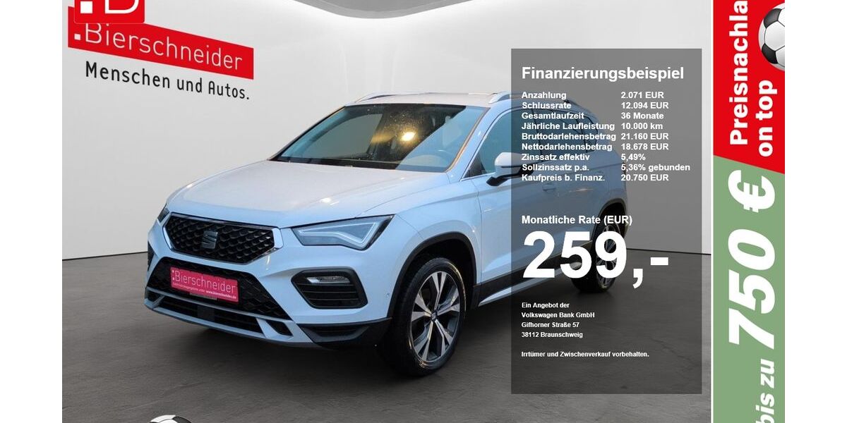Seat Ateca 57.475 km 20.450 &euro; Regensburg 93055