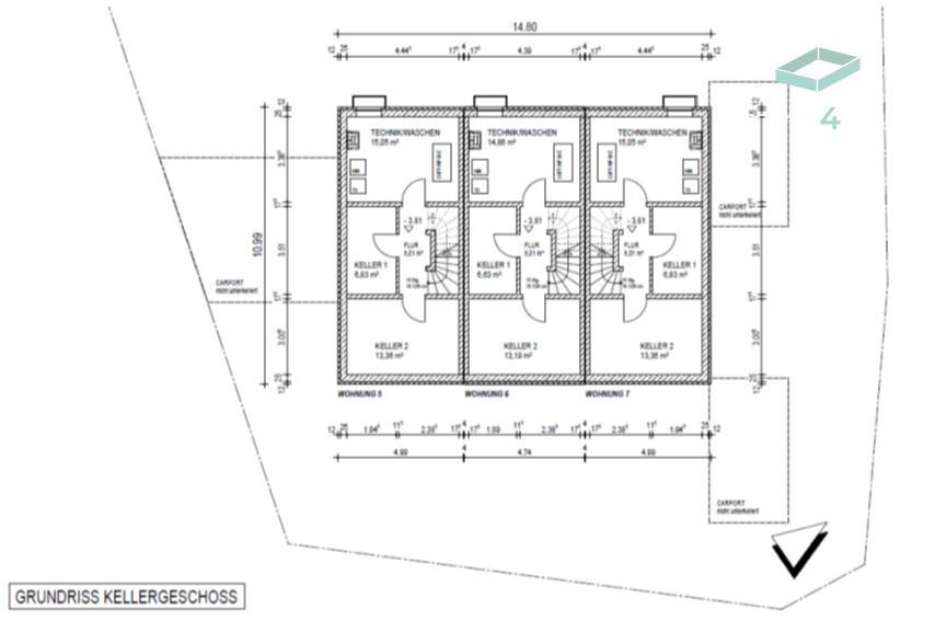 Reihenhaus Wenzenbach - 5 Zimmer, 110 m&sup2;, 1.460&euro; | Angebot:26629543