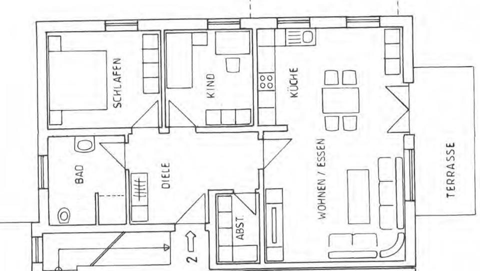 Helle 3-Zimmerwohnung in ruhiger Lage