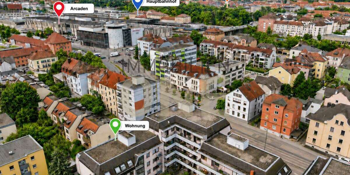 Etagenwohnung Regensburg Galgenberg - 4 Zimmer, 63 m&sup2;, 315.000&euro; | Angebot:27156603
