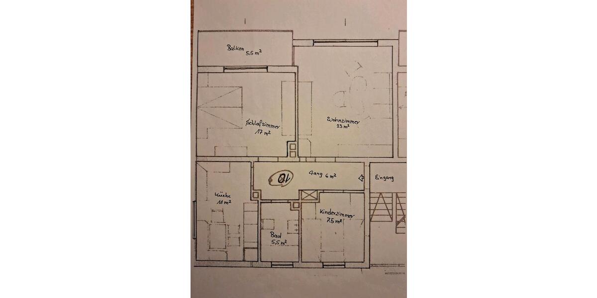 Etagenwohnung Hagelstadt - 3 Zimmer, 75 m&sup2;, 265.000&euro; | Angebot:27024152