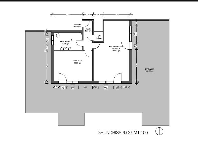 Einfamilienhaus Regensburg Brandlberg - 2 Zimmer, 119 m&sup2;, 1.500&euro; | Angebot:26621779