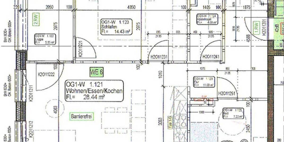 Etagenwohnung Regensburg Ostenviertel - 2 Zimmer, 68 m&sup2;, 1.060&euro; | Angebot:26106069