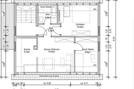 Wohnung Tegernheim - 3 Zimmer, 57 m&sup2;, 650&euro; | Angebot:26468875