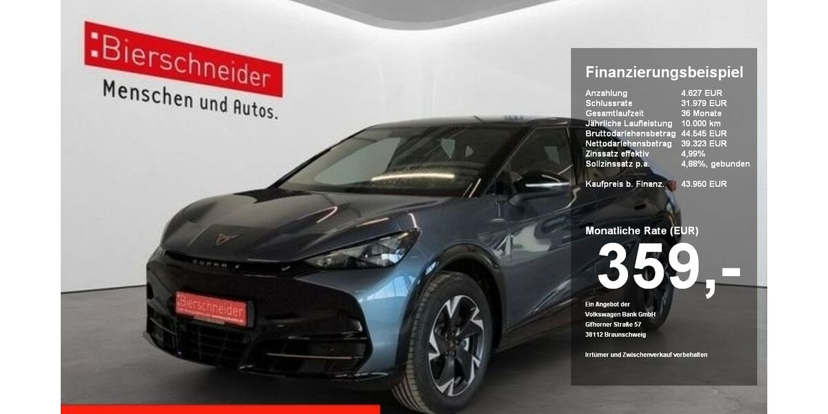 Cupra Tavascan 2.000 km 43.250 &euro; Regensburg 93055