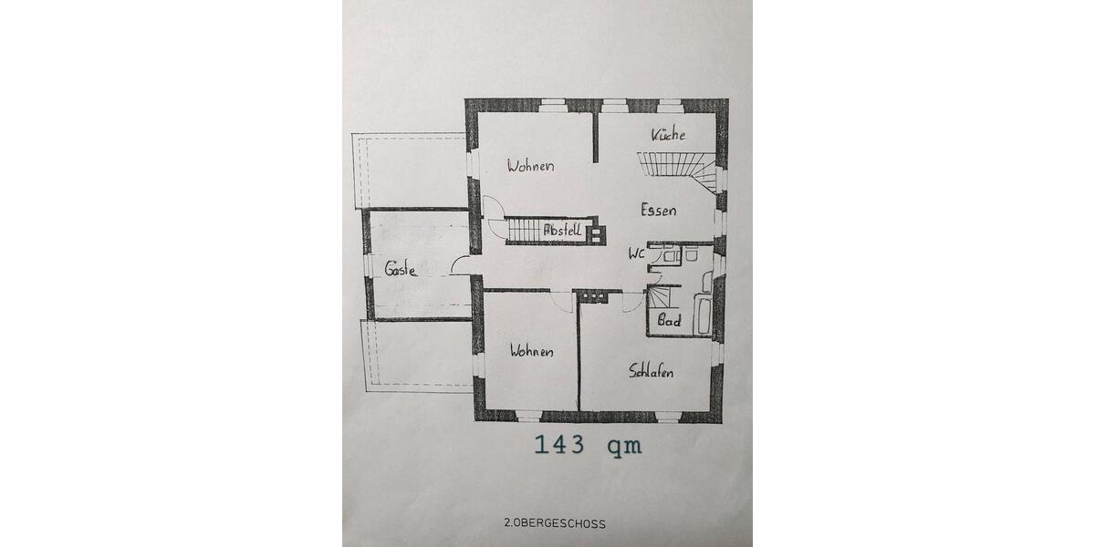Etagenwohnung Donaustauf - 5 Zimmer, 143 m&sup2;, 1.590&euro; | Angebot:27594346