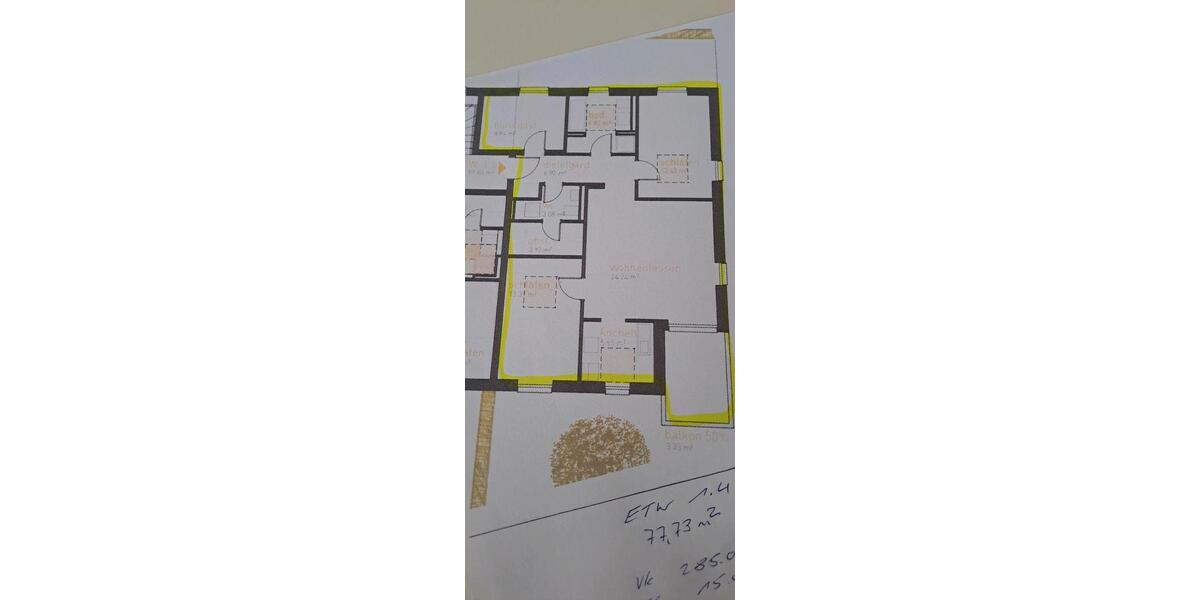 Etagenwohnung Regensburg Gallingkofen - 4 Zimmer, 78 m&sup2;, 285.000&euro; | Angebot:25235628