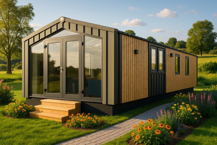 Modulhaus „G-Spot“ – 50 m², 2 Schlafzimmer, modern, vollmöbliert & top isoliert 2 zimmer