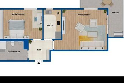 Moderne 2-Zimmer-Wohnung mit Stellplatz in Neustadt a. d. Donau