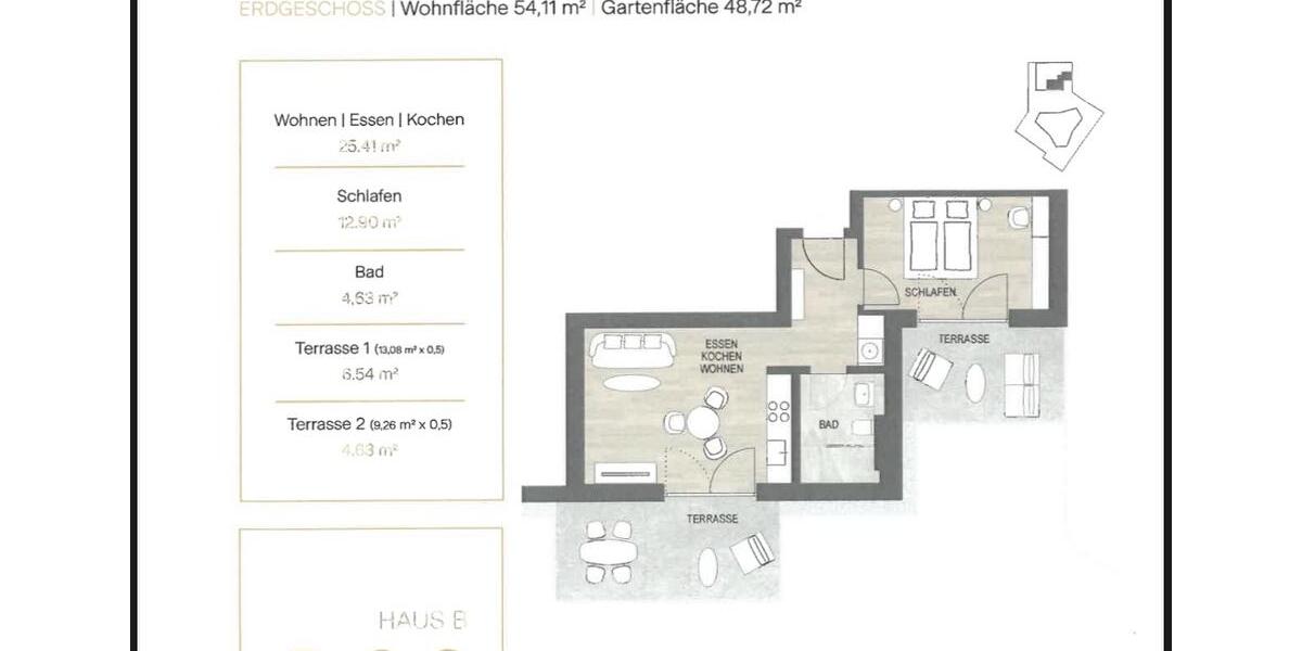 Exklusive Wohnung mit eigenem Garten zentrumsnah in Regensburg 2 zimmer