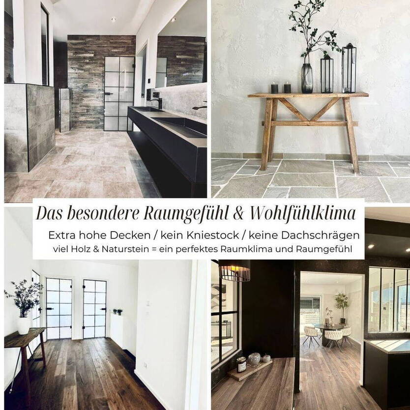 **** Viel Wohnqualität - ***Null Baustelle : Bezugsfertige Neubau DHH mit großem Grundstück