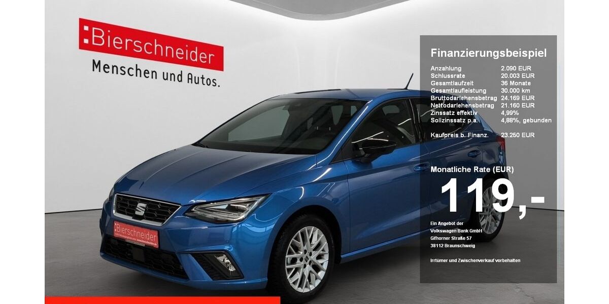 Seat Ibiza 10.340 km 23.250 &euro; Regensburg 93055