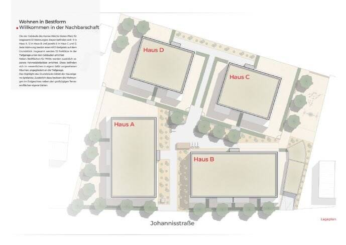 Etagenwohnung Regensburg Weichs - 3 Zimmer, 80 m&sup2;, 601.000&euro; | Angebot:23983027