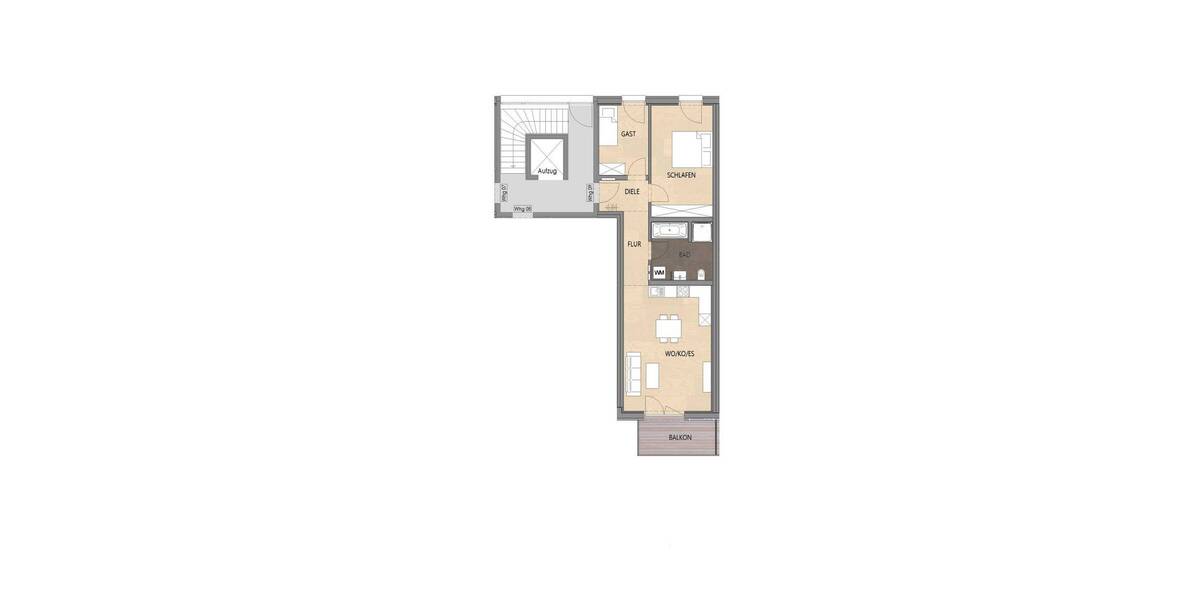 Etagenwohnung Pentling Großberg - 3 Zimmer, 73 m&sup2;, 453.800&euro; | Angebot:25669200