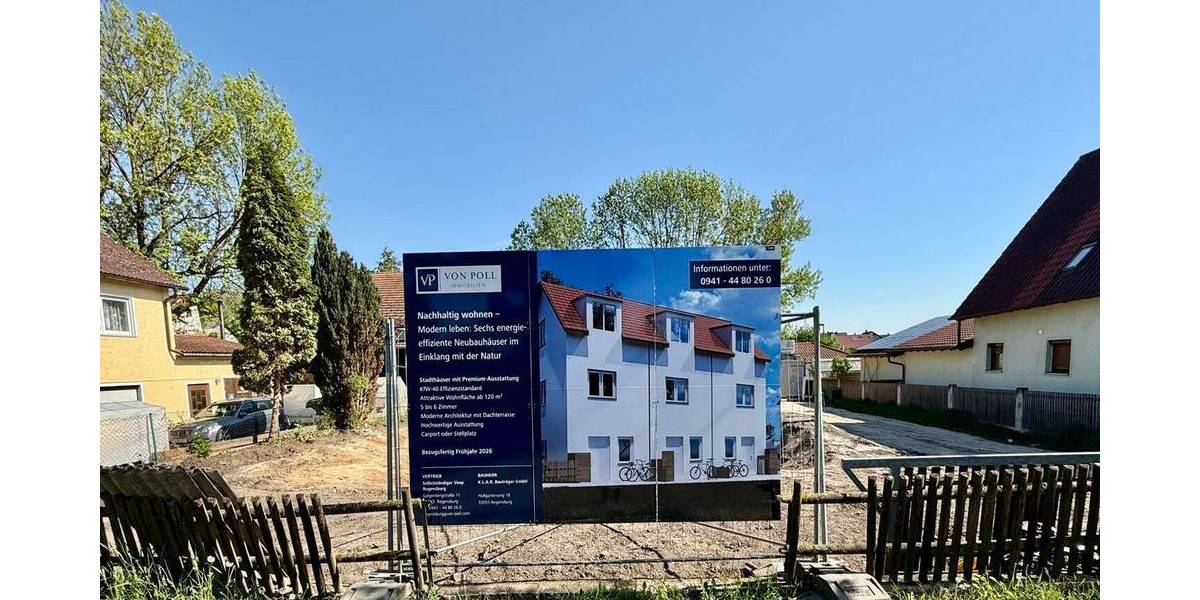 Reihenendhaus Regensburg Burgweinting-Harting - 5 Zimmer, 108 m&sup2;, 499.000&euro; | Angebot:25775452