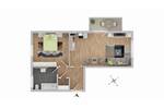 Etagenwohnung Burglengenfeld - 2 Zimmer, 54 m&sup2;, 184.000&euro; | Angebot:26843838