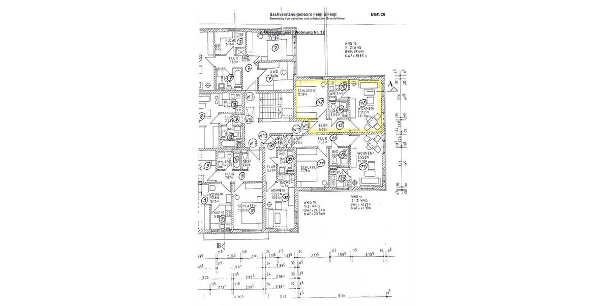 Etagenwohnung Neutraubling - 2 Zimmer, 45 m&sup2;, 650&euro; | Angebot:27585568