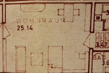 Gepflegtes Apartment, 40qm, mit schönem Ausblick und Top-Lage 1 zimmer