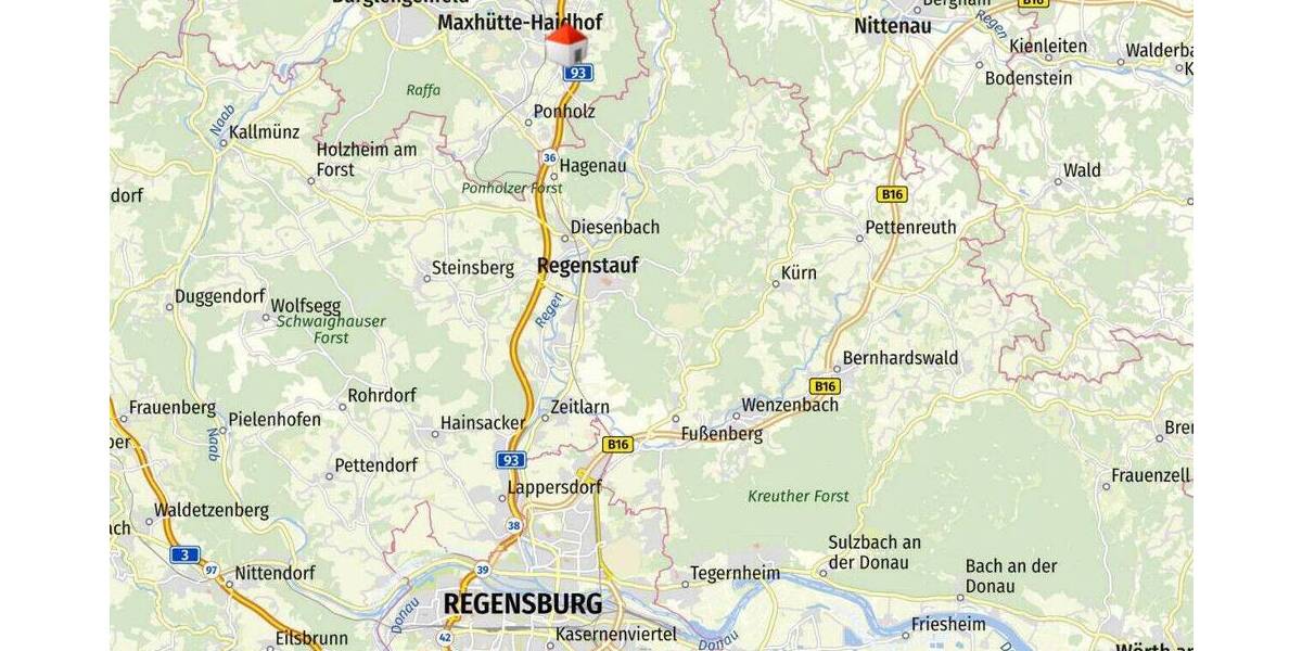 Mehrfamilienhaus, Wohnhaus Maxhütte-Haidhof Leonberg - 8 Zimmer, 166 m&sup2;, 495.000&euro; | Angebot:26910493