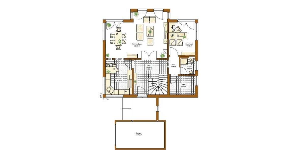 Einfamilienhaus Laberweinting Haimelkofen - 5 Zimmer, 174 m&sup2;, 721.600&euro; | Angebot:25775970