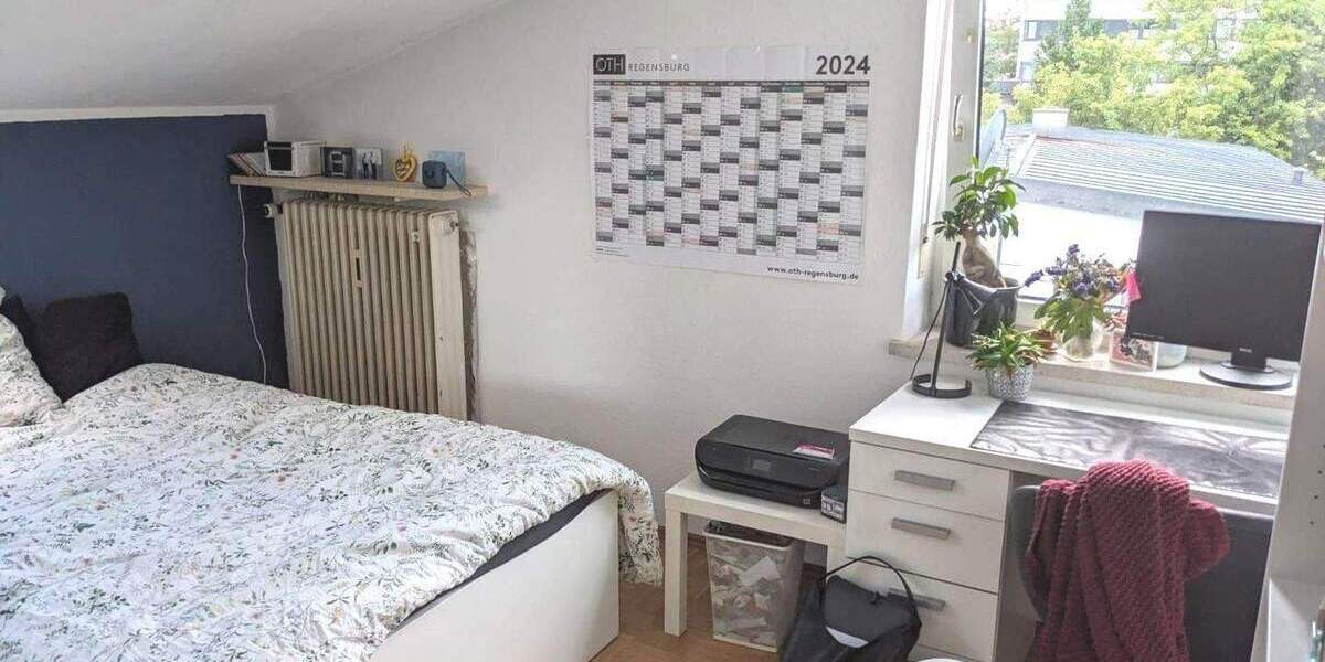 Etagenwohnung Regensburg Westenviertel - 3 Zimmer, 62 m&sup2;, 197.000&euro; | Angebot:25228151