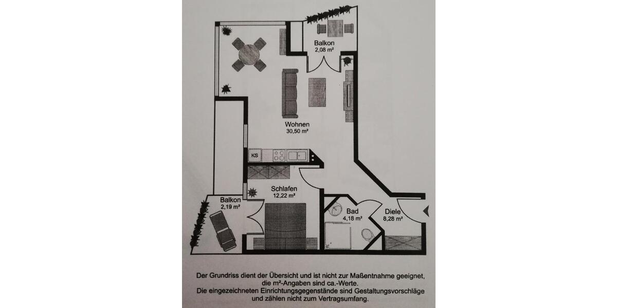 Erdgeschoßwohnung Bad Abbach - 2 Zimmer, 61 m&sup2;, 269.000&euro; | Angebot:26048437