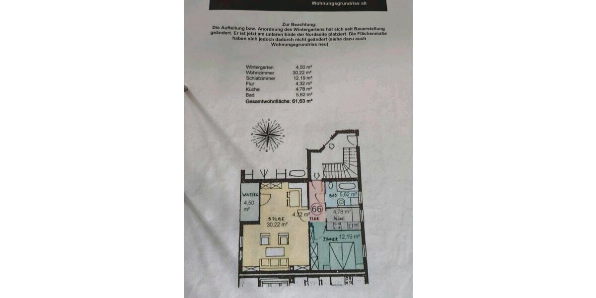 Etagenwohnung Neutraubling - 2 Zimmer, 62 m&sup2;, 250.000&euro; | Angebot:24662221