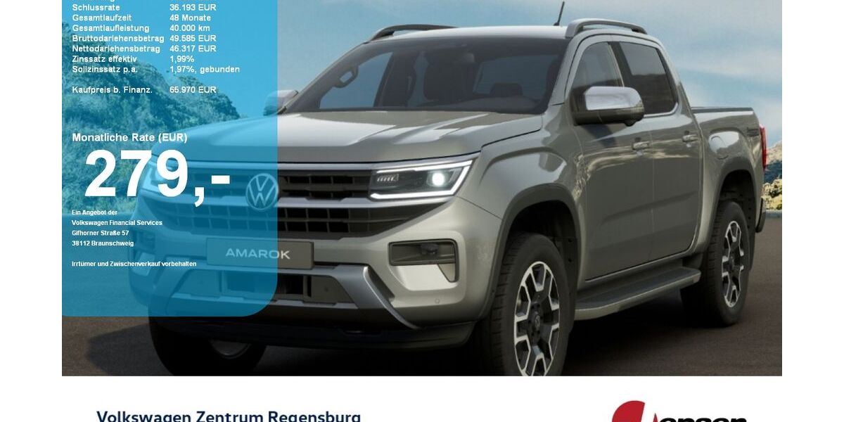 VW Amarok 4.900 km 59.870 &euro; Regensburg 93053
