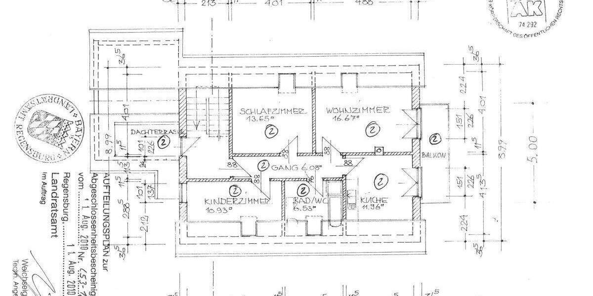 Etagenwohnung Bach an der Donau Bach - 3 Zimmer, 75 m&sup2;, 239.000&euro; | Angebot:24547286