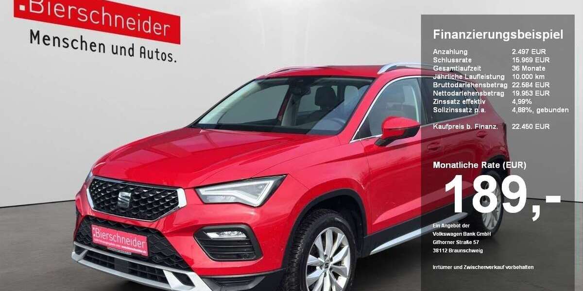 Seat Ateca 73.615 km 20.950 &euro; Regensburg 93055
