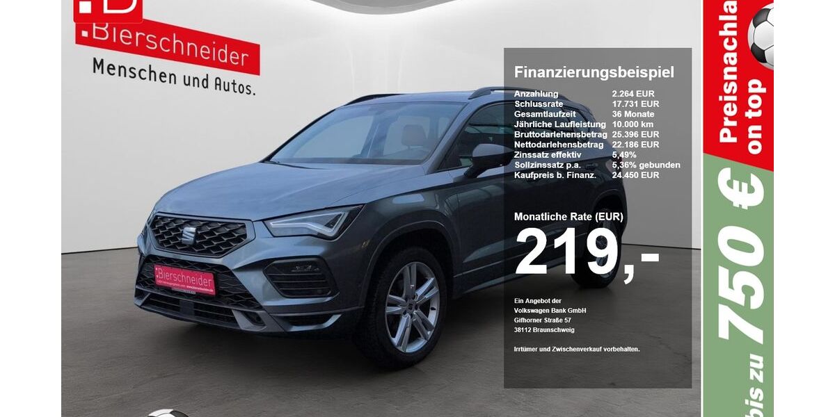 Seat Ateca 38.776 km 24.350 &euro; Regensburg 93055