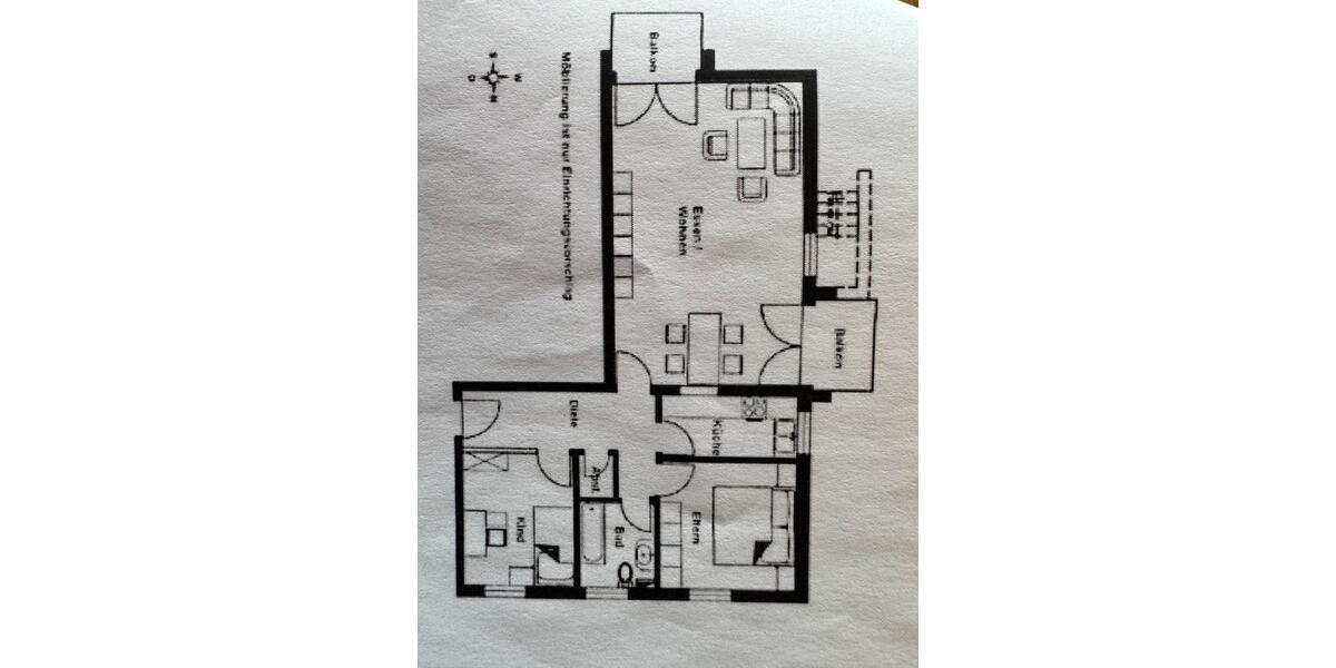 Erdgeschoßwohnung Burglengenfeld - 3 Zimmer, 81 m&sup2;, 800&euro; | Angebot:26409160