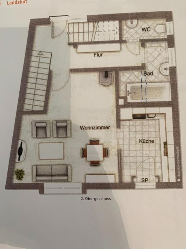Reihenhaus in Geiselhöring zu vermieten