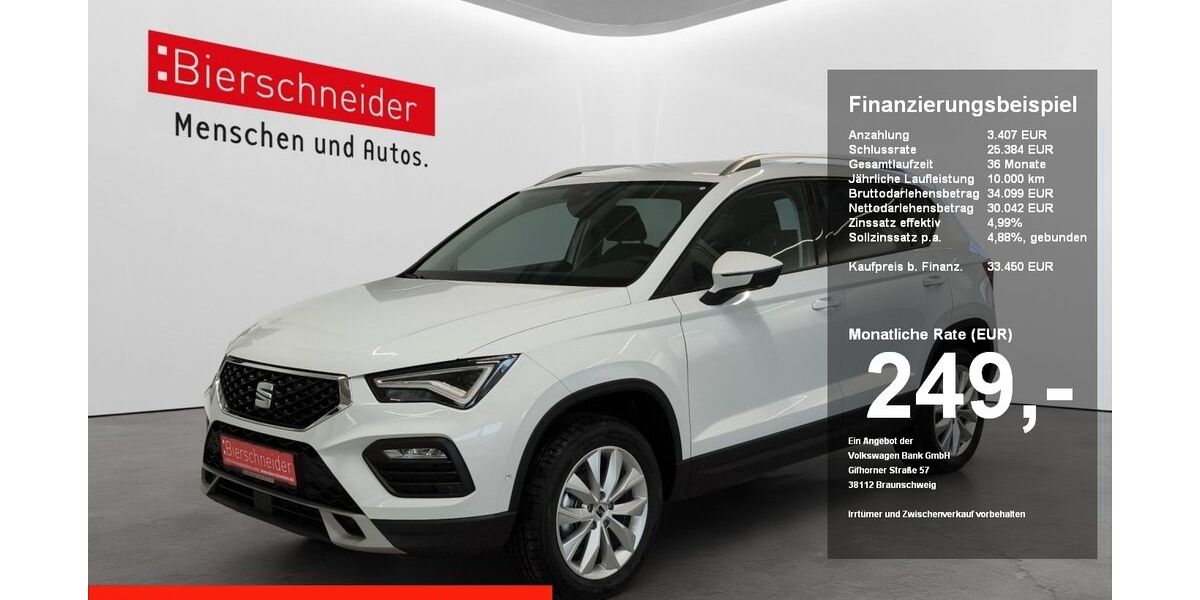 Seat Ateca 1.100 km 32.950 &euro; Regensburg 93055