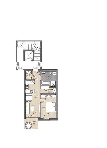 Etagenwohnung Pentling Großberg - 2 Zimmer, 56 m&sup2;, 350.500&euro; | Angebot:25728713