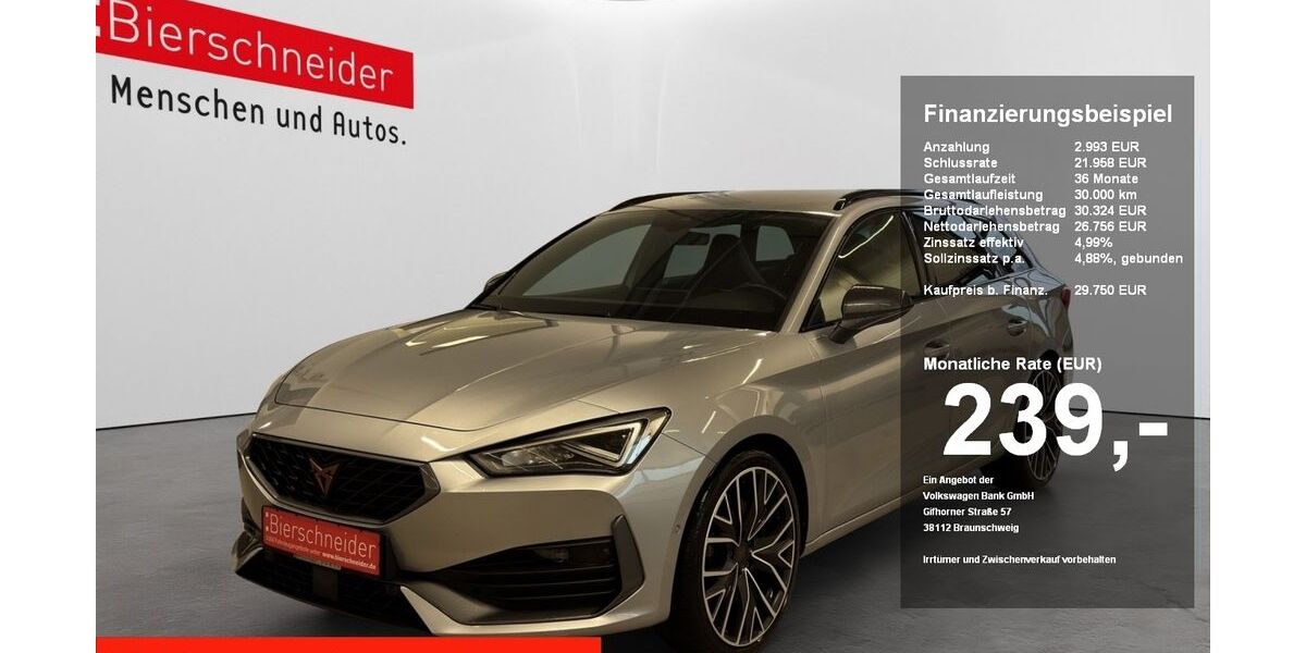 Cupra Leon 60.960 km 29.450 &euro; Regensburg 93055