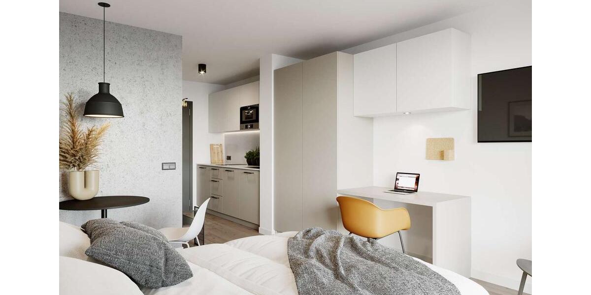 Etagenwohnung Regensburg Ganghofersiedlung - 1 Zimmer, 25 m&sup2;, 610&euro; | Angebot:27612598