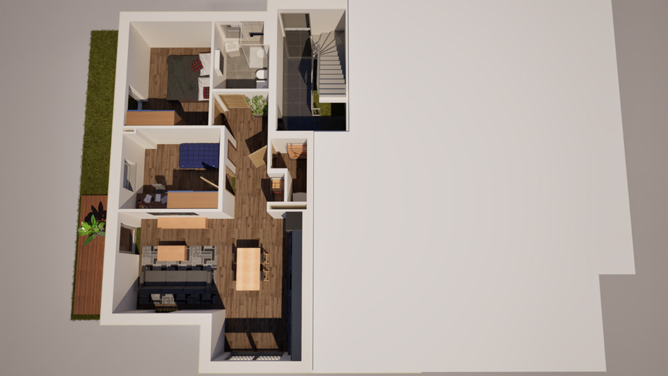Erdgeschoßwohnung Regensburg Gallingkofen - 3 Zimmer, 74 m&sup2;, 1.300&euro; | Angebot:25370345