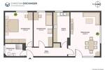 Etagenwohnung Obertraubling - 3 Zimmer, 73 m&sup2;, 269.000&euro; | Angebot:25704944
